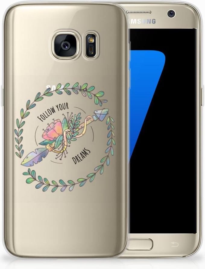 Samsung Galaxy S7 Telefoonhoesje met Naam Boho Dreams