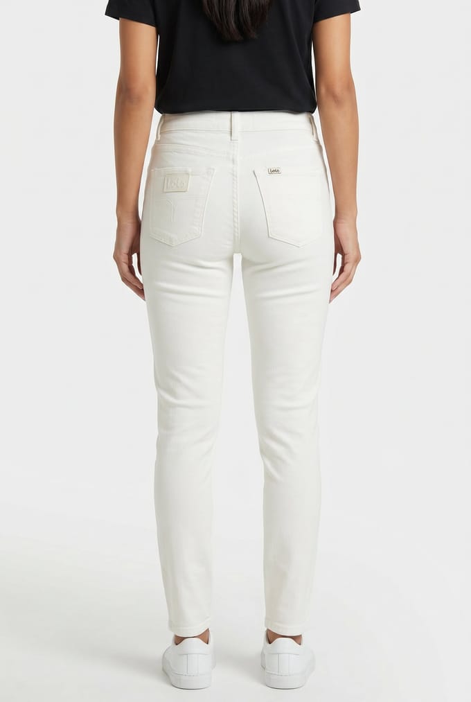 Lois Celia White Denim White Dye Taglia: W26L32 | Pantaloni skinny Outlet | Donna | Blu