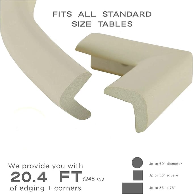 Corner protectors baby - corner protectors Table, 6 m and 8 Pieces