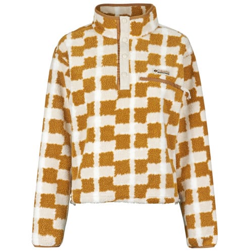 Columbia  Fleece Jack Helvetia II Printed Cropped Half Snap
