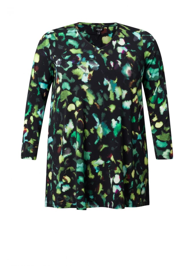 COLLETTA Nienke Tops - Green/Multi-Colour