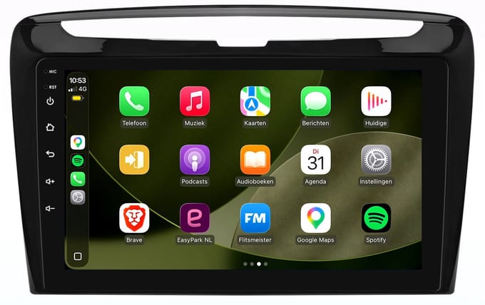 Carplay autoradio geschikt voor Lancia Ypsilon | 2011 t/m 2020 | Android 13 | Draadloos Apple Carplay & Android Auto | 2GB + 32GB | 8-Core processor | Davilon | 2025 model | 2011 2012 2013 2014 2015 2016 2017 2018 2019 2020 | Bluetooth & Wifi