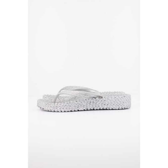 Gelaagde Sleehak Slippers Glitter Dames Ilse Jacobsen Hornbæk