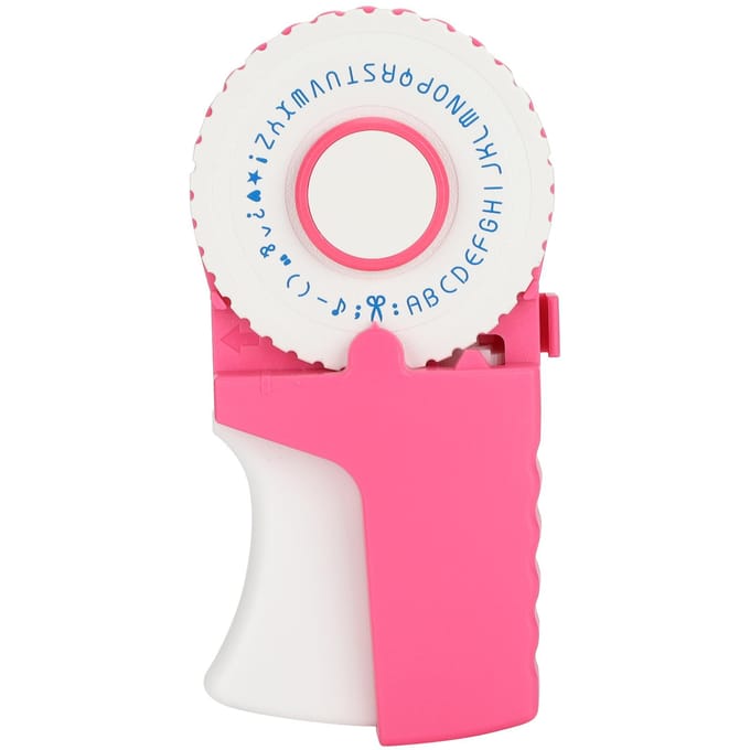 Gaufrage Machine à Étiqueter Manuelle Machine à Gaufrer DIY Fournitures de Bureau Rose E‑303 white