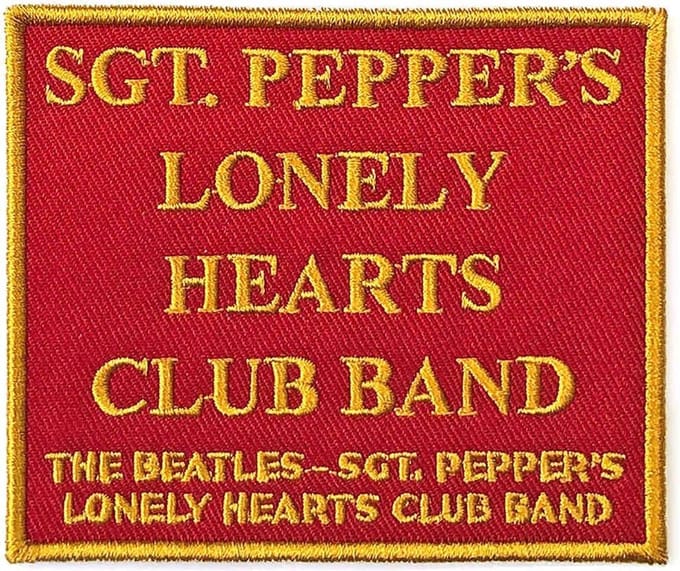 The Beatles - Sgt. Pepper's?. Patch - Rood