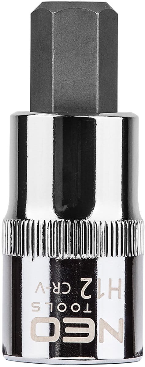 NEO – Zeskantig Dopsleutel – H12 – 55 mm – Chroom-Vanadium Staal