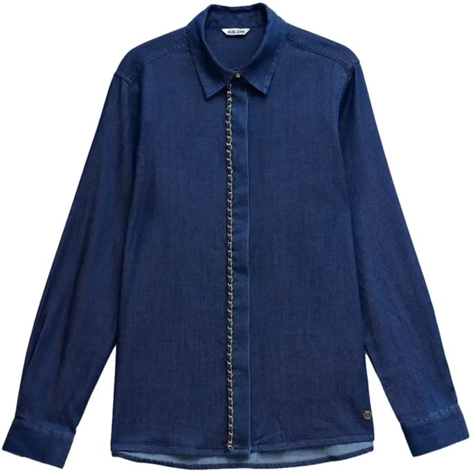 Lichtdenim Blouse Dames Salsa Jeans