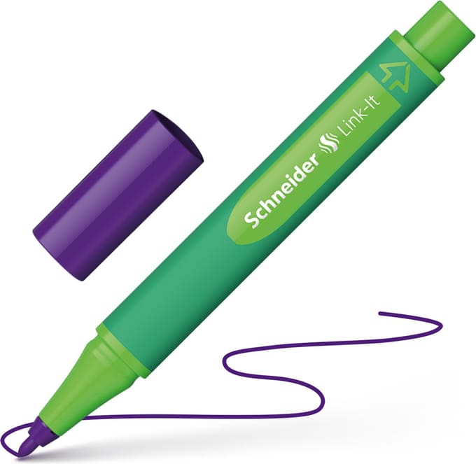 Schneider viltstift - Link-It - lijnbreedte 1,0mm - daytona-violet - S-192008