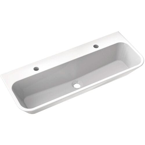 HEWI Universal double washbasin 90 x 35 cm with 2 tap holes 950.12.205