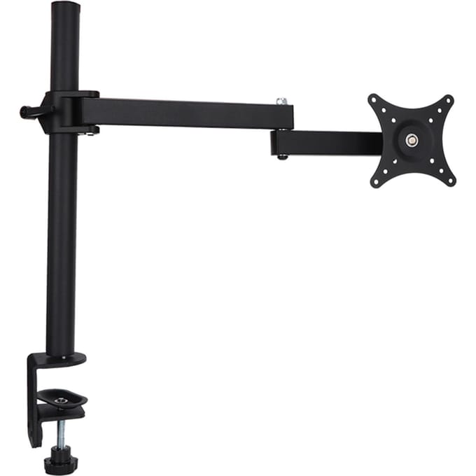 Support d'écran d'ordinateur universel 10-32 pouces Support fixe pour écran d'affichage TV domestique black