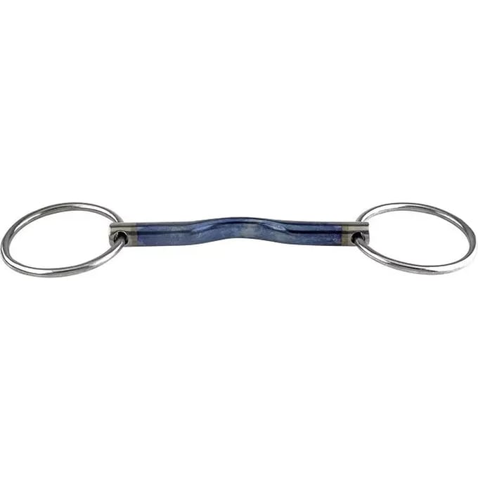 Dubbel bit voor paarden Trust Sweet Iron Loose ring low port