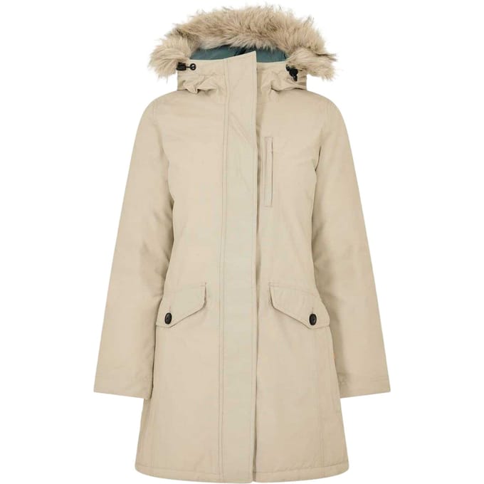 Timberland Dames Waterdichte Parka (Wit)