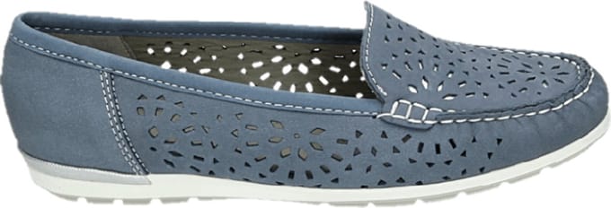Sioux - COBARJA-H-SC - Instappers - Kleur: Blauw - Maat: 40