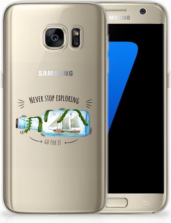 Samsung Galaxy S7 Telefoonhoesje met Naam Boho Bottle
