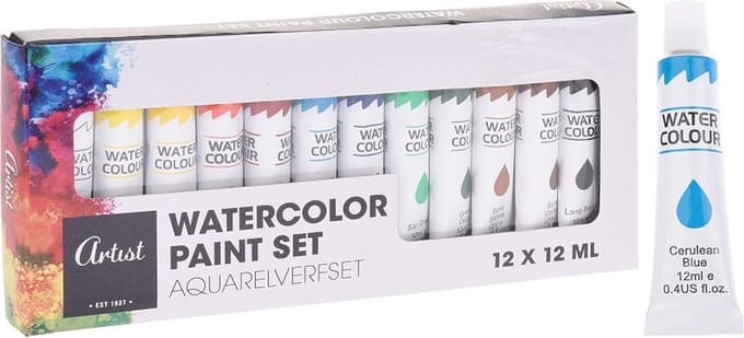 Acrylverf set 12 tubes 12 ml Artist