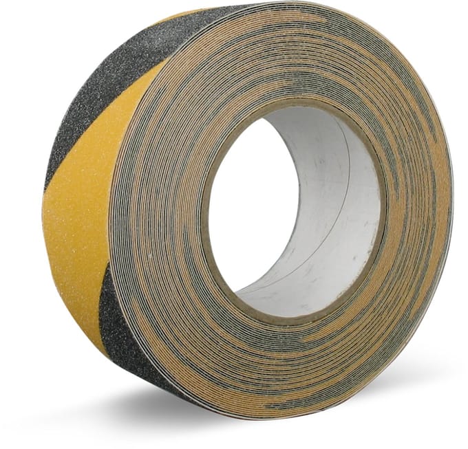 TechnoTape antislip tape 50mm x 18 meter zwart/geel (TTA03258)