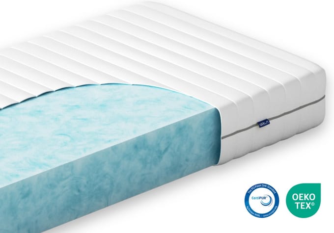 Akkon® Hybrid Matras 80x180 - 14 cm dik | Koudschuim - Kwaliteitsmatras