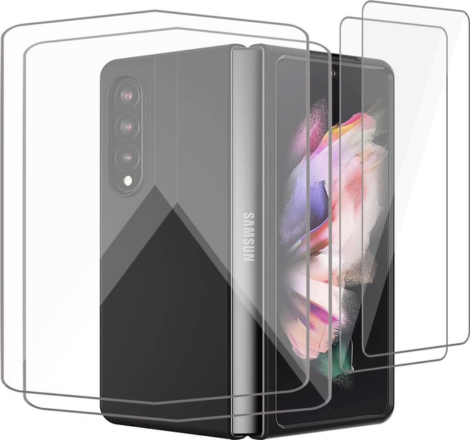 Geschikt voor Samsung Galaxy Fold 5 Hoesje - Liquid Back Case Cover Rose