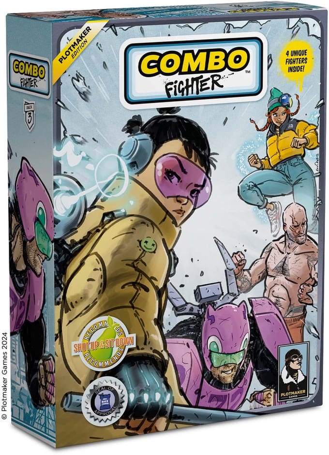 Combo Fighter Plotmaker Edition Pack 3 - Arcade Actie Kaartspel - Uitbreiding Compatibel Met Combo Fighter - Snel Spel - Vechters & Strategie - Engels