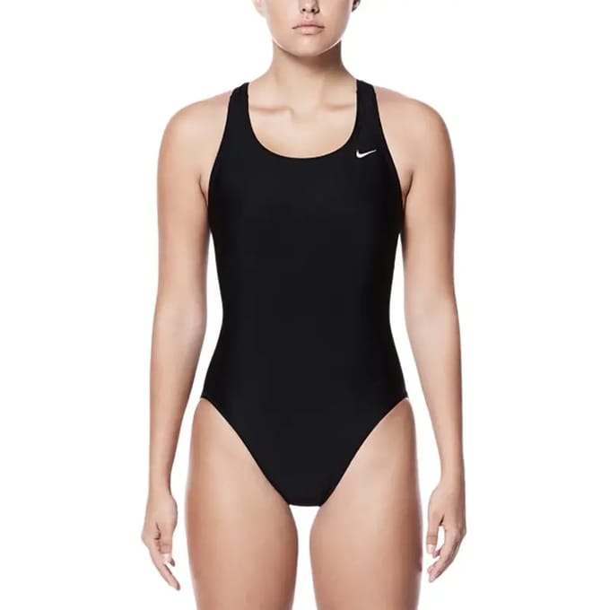 Nike Swim Solid Fastback Zwemkleding Zwart 38 Vrouw