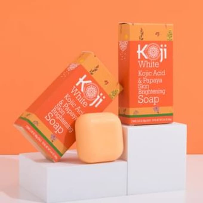 Koji White - Kojic Acid & Papaya Skin Brightening Soap 80g x 2