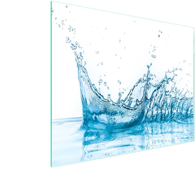 TMK ArtDeko - Snijplank - Glas - 52x30 cm - Waterdesign