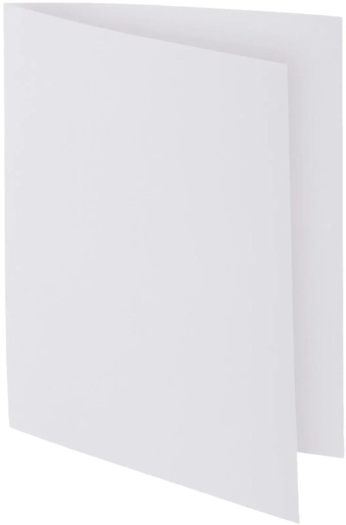 Exacompta 10x ROCK''S 210 Pak van 10 dossiermappen 210g/m2 24x32cm voor A4. - Wit - 217117E