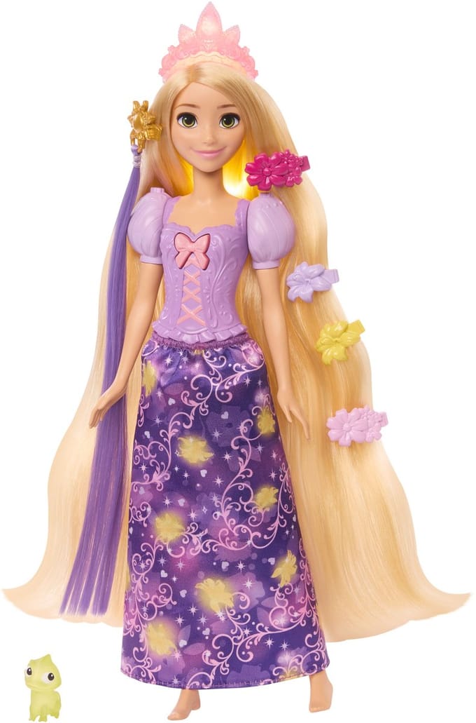Disney Princess Lichtgevend Haar Rapunzel Modepop - Magisch haar modepop speelgoed