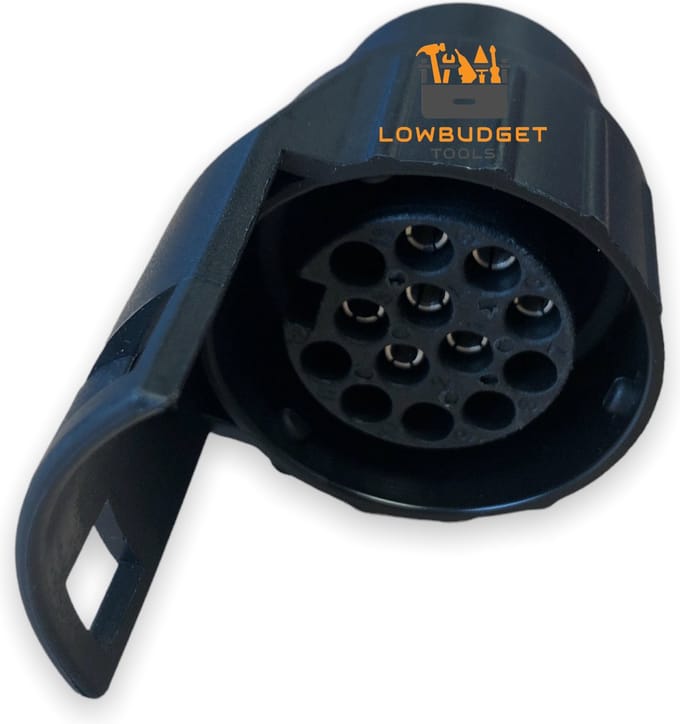 LB TOOLS 12V Adapterstekker (7/13) van 7-polig naar 13-polig type Jaeger