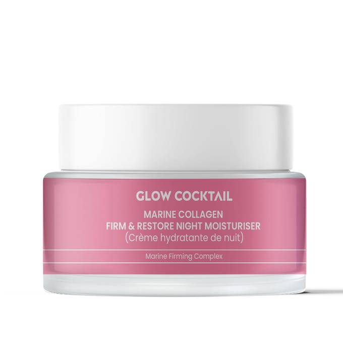 Glow Cocktail Marine Collagen Firm & Restore Nachtcrème 50