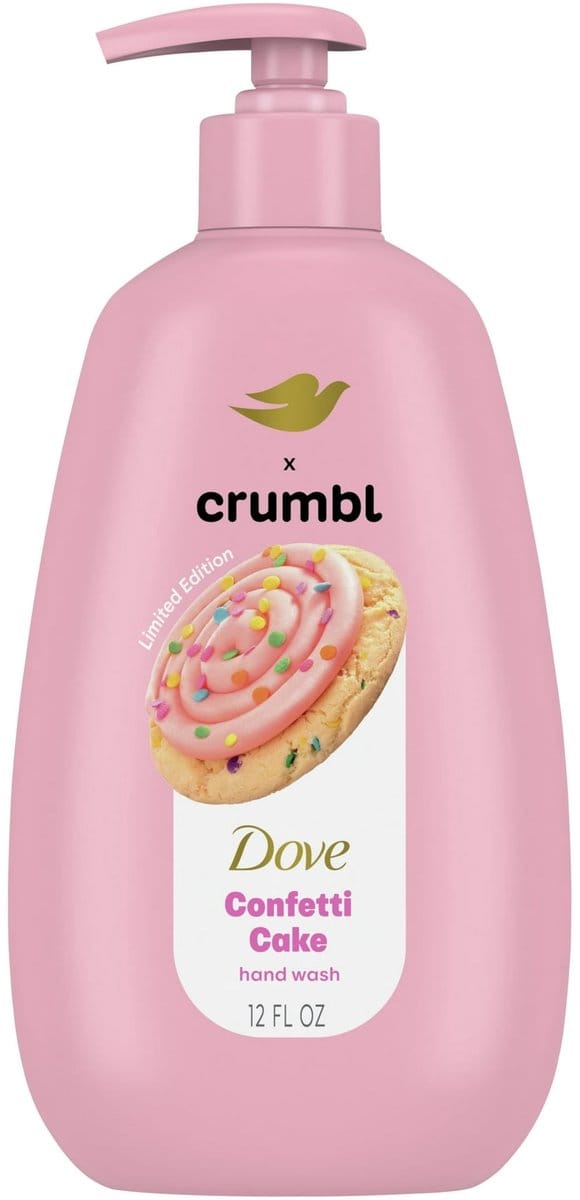 Dove Crumbl Moisturizing Liquid Hand Soap Confetti Cake