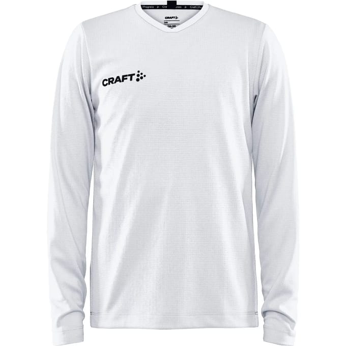 Craft Progress Longsleeve Basketbalshirt Kinderen - Wit | Maat: 146/152