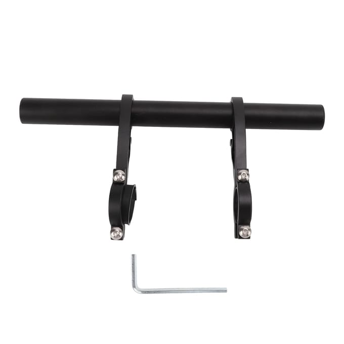 Multifunctionele Fietshandvatbeugel Aluminiumlegering Fietsstuur Extender Verlengstuk Montagebeugel black