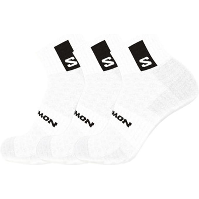 Salomon Everyday Ankle 3-Pack, hardloopsokken, wit