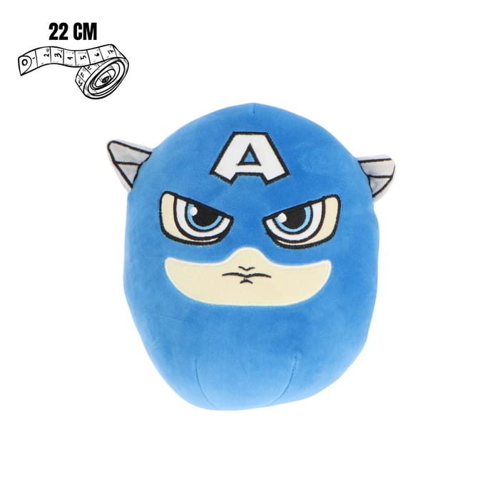 Avengers cap squishys knuffel 22cm