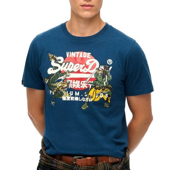 Superdry Vintage Logo Tokyo Shirt Heren - Maat M