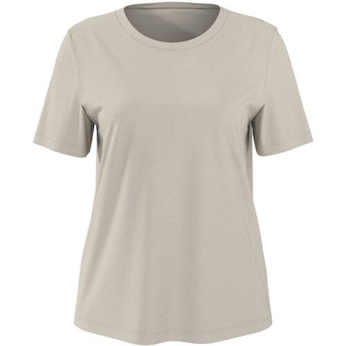 ESMARA Linnen dames T-shirt (Beige, M (40/42))