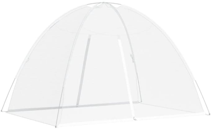 Klamboe met deuren Mongolia 220 gaas 200x150x140 cm wit