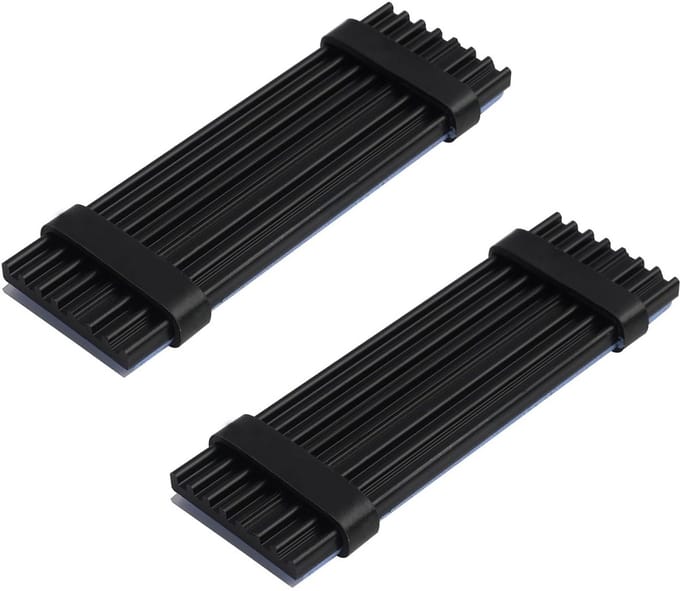 M.2 2280 SSD Koellichaam voor PC en PS5, Aluminium Koelblok met Warmtepad (2 Stuks)