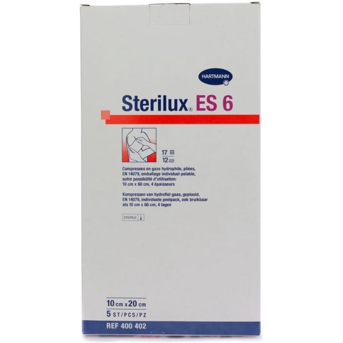 Sterilux Es6 Kp Ster 12pl 10,0x20,0cm 5 4004027