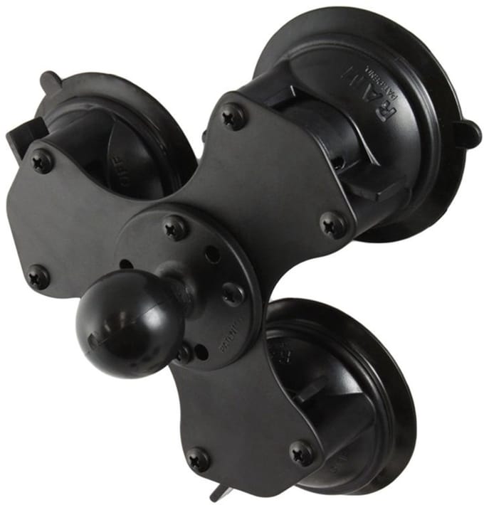 Twist-Lock™ Triple zuignap basis met C-kogel