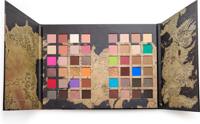 Makeup Revolution x Game Of Thrones Westeros Map Palette - Oogschaduw - Groot - Cadeau