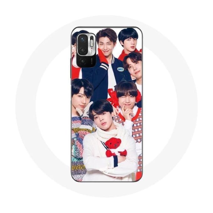 Coque pour Xiaomi Redmi Note 10 5G BTS Affiche Memebers Cadeau de Noël 2023
