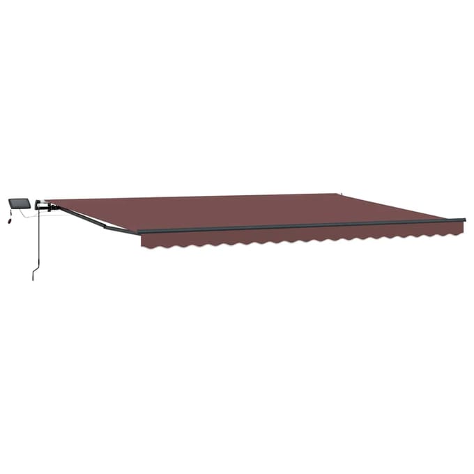vidaXL - Handmatige - zonnetent - met - zonne-energie - ledverlichting - 5 - x - 3 - m