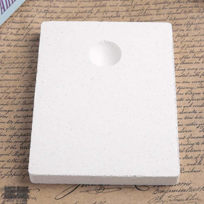 Sieraden Maken Gereedschap Isolerende Vuursteen voor Sieraden Smelten Lassen Thermisch white
