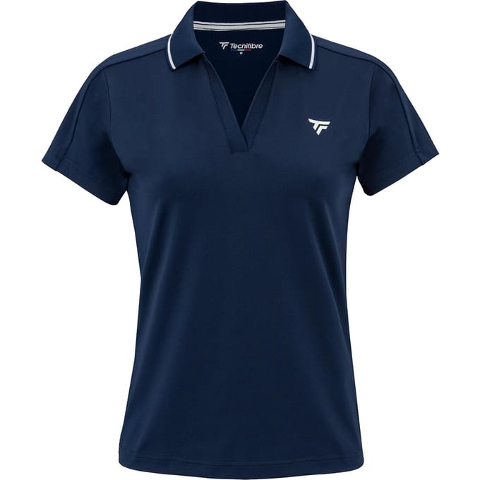Tecnifibre Team Tech Korte Mouw Poloshirt Blauw M Vrouw