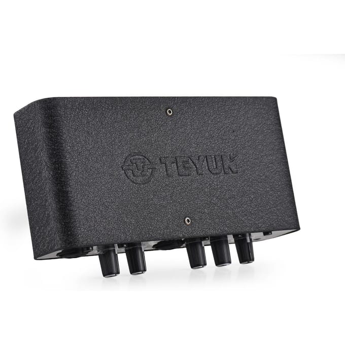 USB Audio Interface voor Opname Professionele Geluidskaart met Dubbele XLR 48V Fantoomvoeding 32-bit zwart