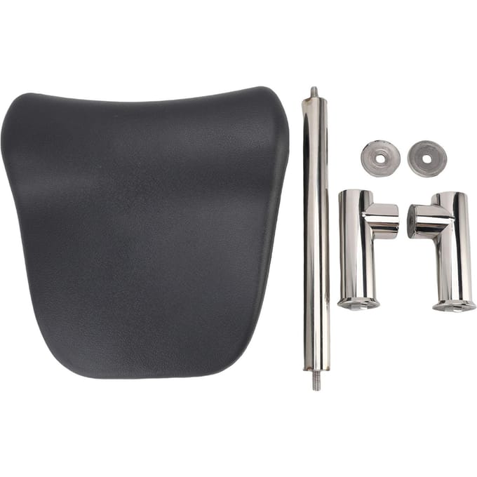 Badkussen Waterdicht voor Badkuip SPA Bad Roestvrij Staal Vervangbare Beugel met Accessoires gray