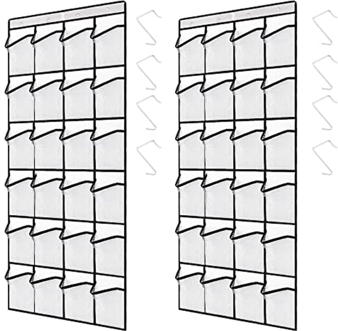Dailygoods- Schoenenrek Opvouwbaar - Over de Deur Organizer - 48