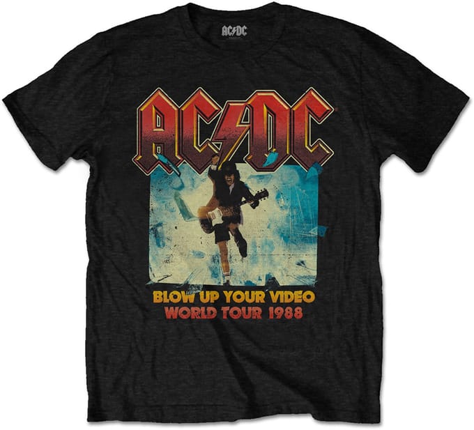 AC/DC - Blow Up Your Video Heren T-shirt - S - Zwart